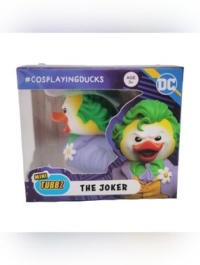 Mini Tubbz Joker Rubber Ducky Figure﻿ DC Comics Batman Cosplaying Ducks